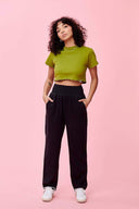 Kia Tencel Trousers In Blush