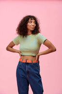 Ava Short Sleeved Organic Cotton Tee