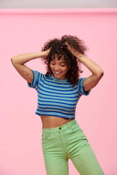 Ava Short Sleeved Organic Cotton Tee