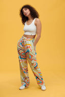 Matchu Cargo Pants in Skyline Print