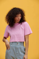 ‘Nola’ Boxy Cut Cropped Tee