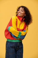Marley Cropped Half Zip Sweater